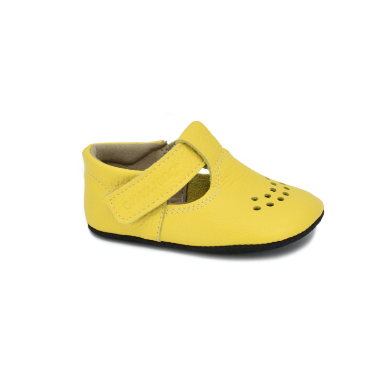 Kids' Slippers Mutsu - Bright Yellow - obrazek 3