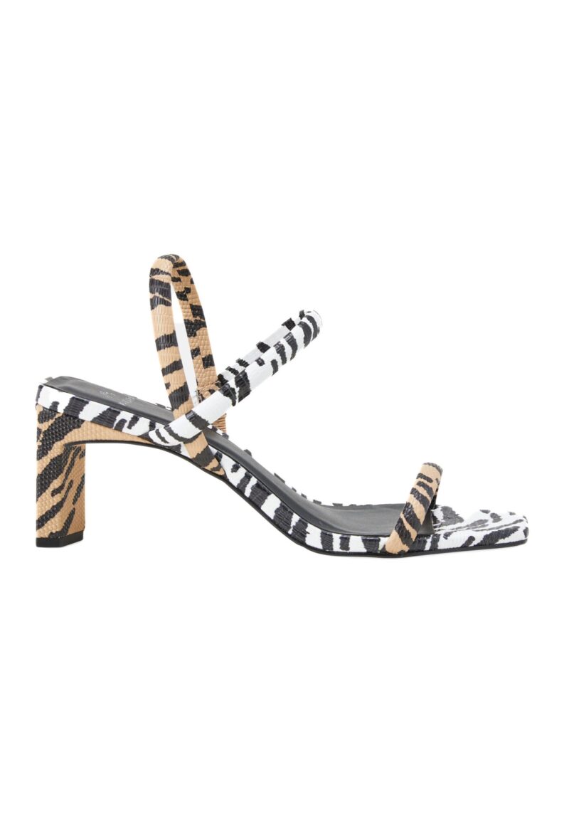 Mangará Women’s Sandals Animal Print - 6.5cm Block Heel - obrazek 6
