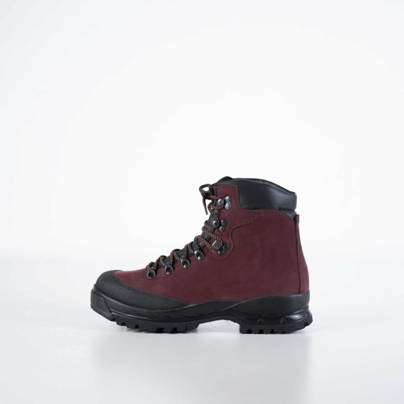 553P Burgundy Hiking Boots - obrazek 4