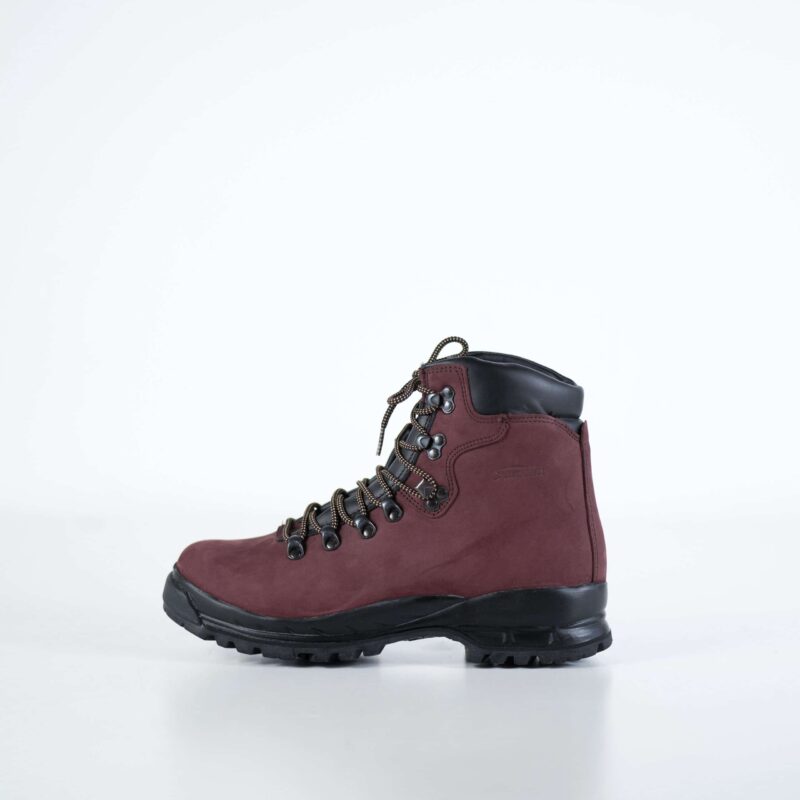 5531 Burgundy Hiking Boots - obrazek 4