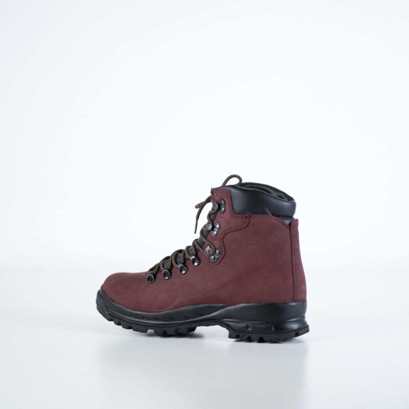 5531 Burgundy Hiking Boots - obrazek 3
