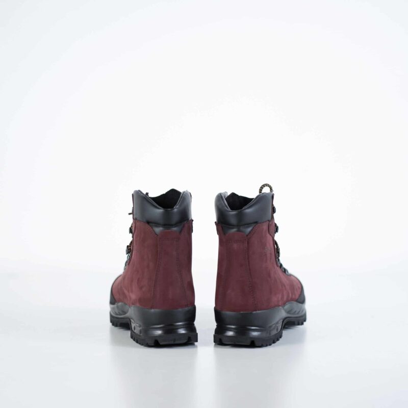 553P Burgundy Hiking Boots - obrazek 3