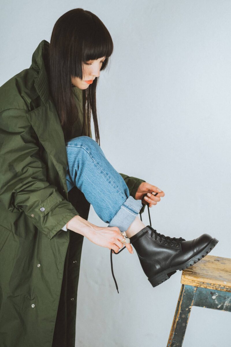 517 aka Aviator Boots - Black - obrazek 5