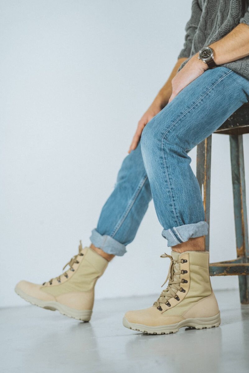 598 Desert Boots - Beige - obrazek 2