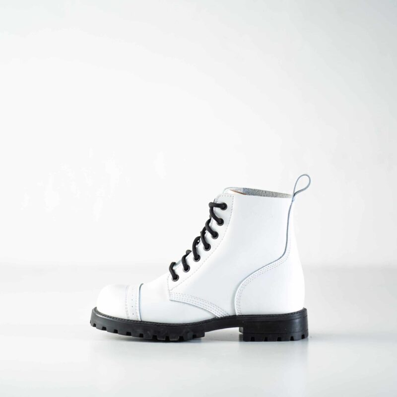 517 aka Aviator Boots - White - obrazek 5