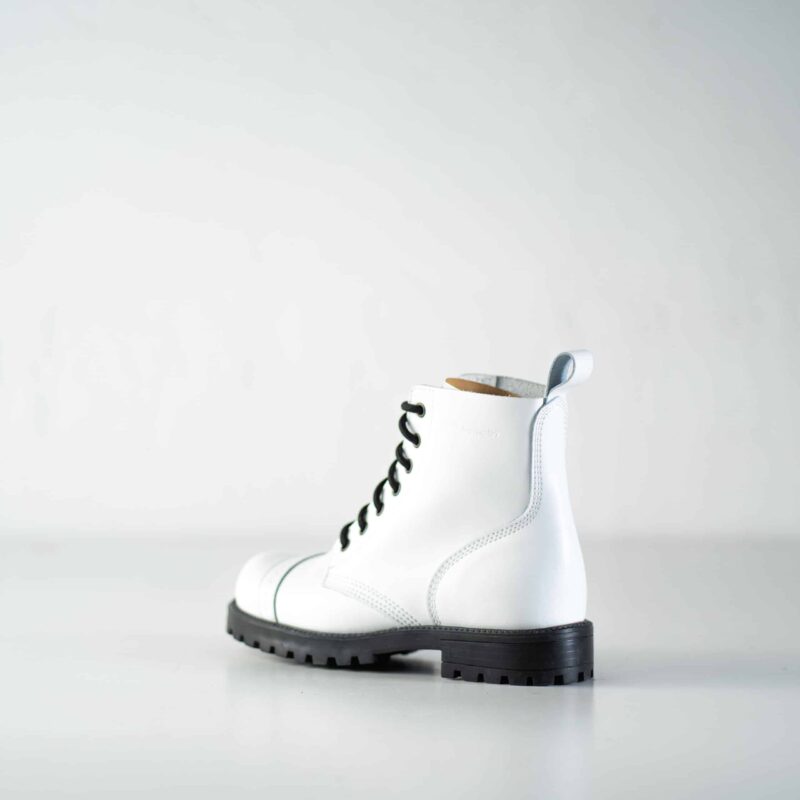 517 aka Aviator Boots - White - obrazek 6