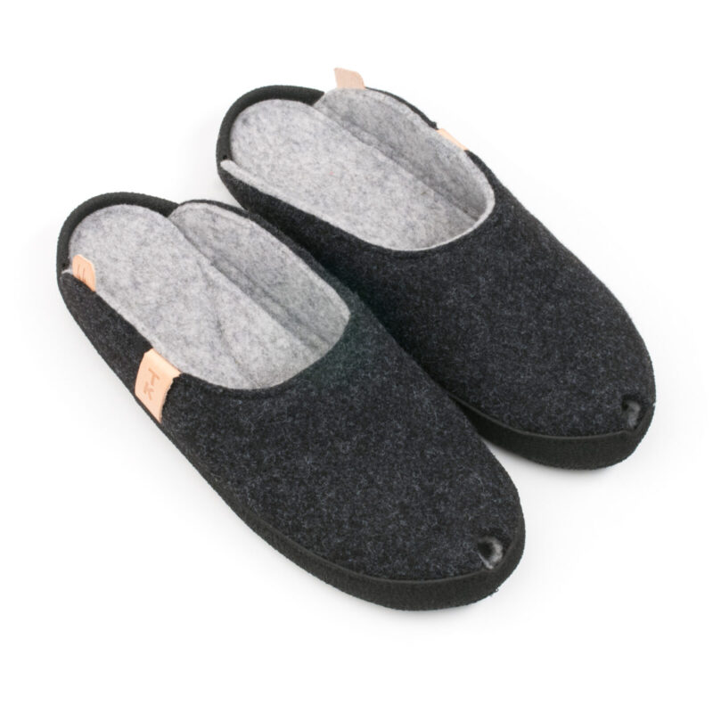 TOKU Brussels Slippers - Dark Gray - obrazek 2