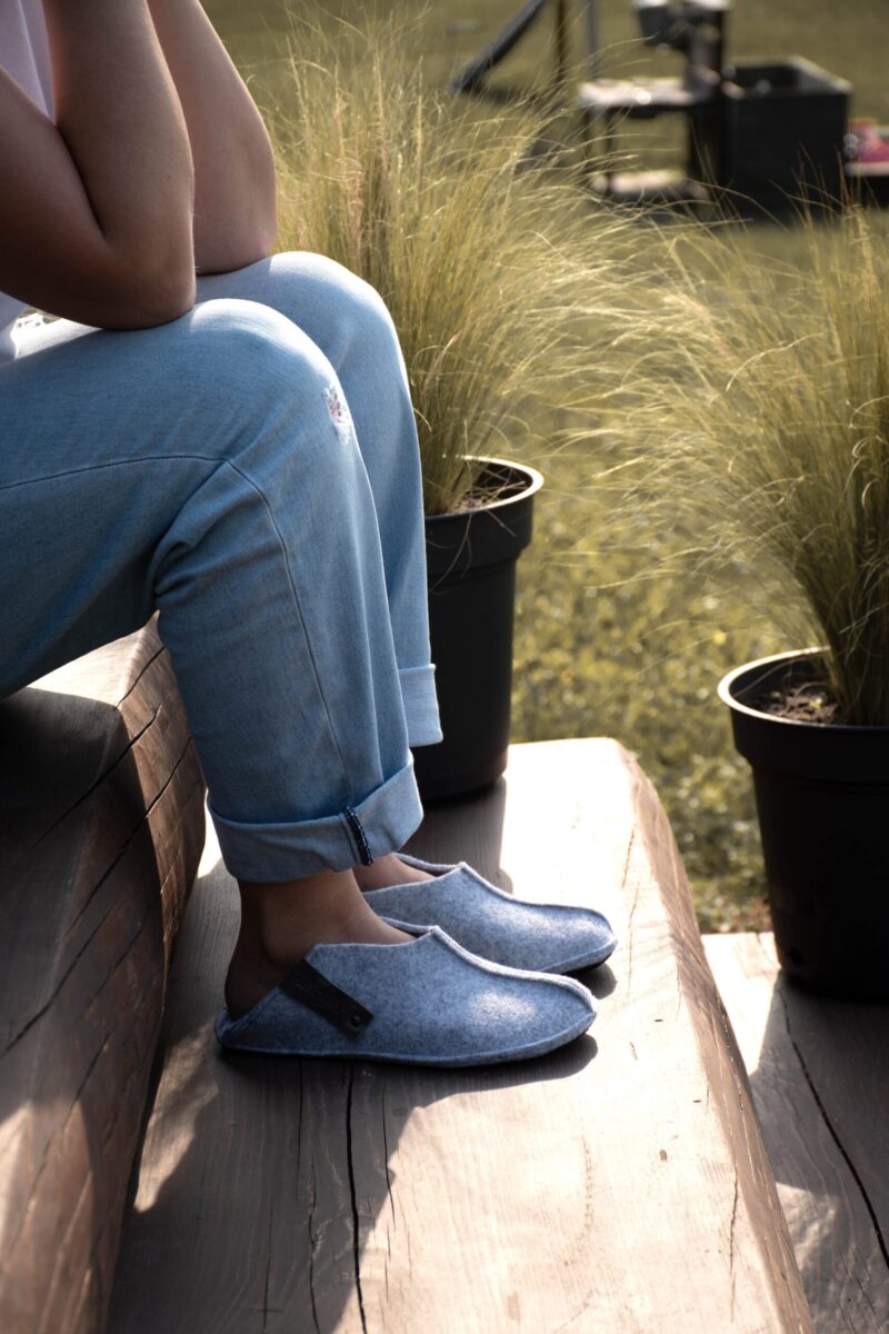 Tohkri Unisex Slippers - Grey - obrazek 2