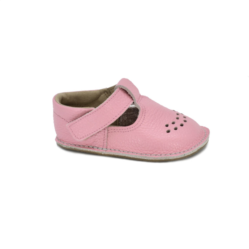 Leather Kids' Shoes Lusti - Pink - obrazek 2