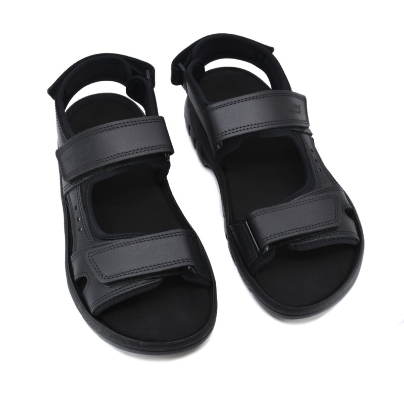 Lauri Leather Sandals - Black - obrazek 4