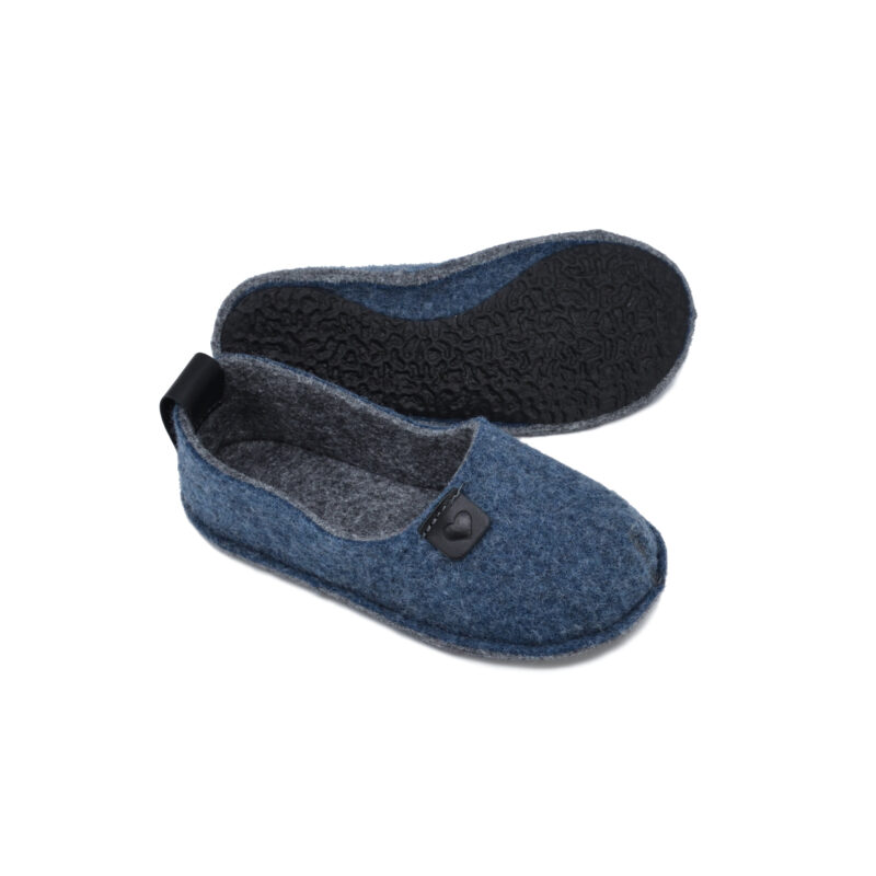 Öko-Toku Children's Slippers Made from Recycled Plastic Bottles - Blue - obrazek 2