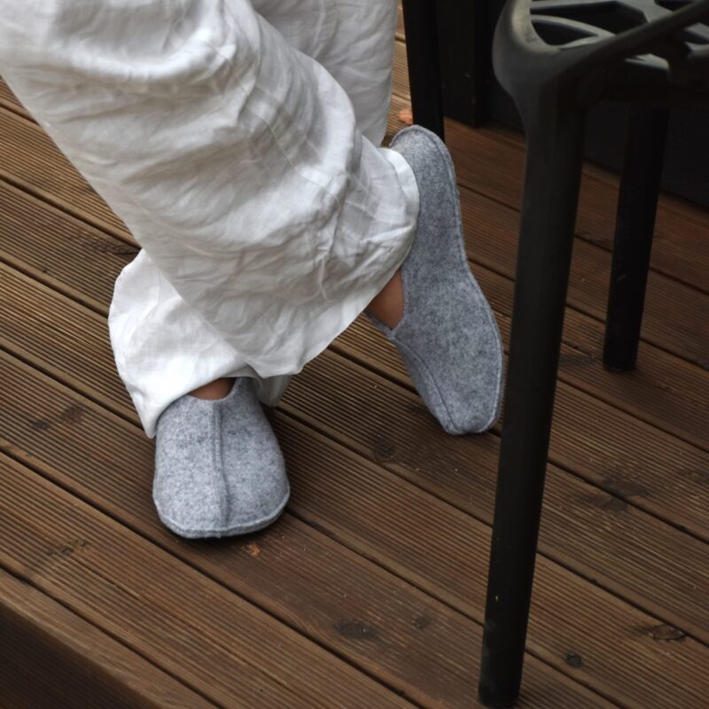 Tohkri Unisex Slippers - Grey - obrazek 3