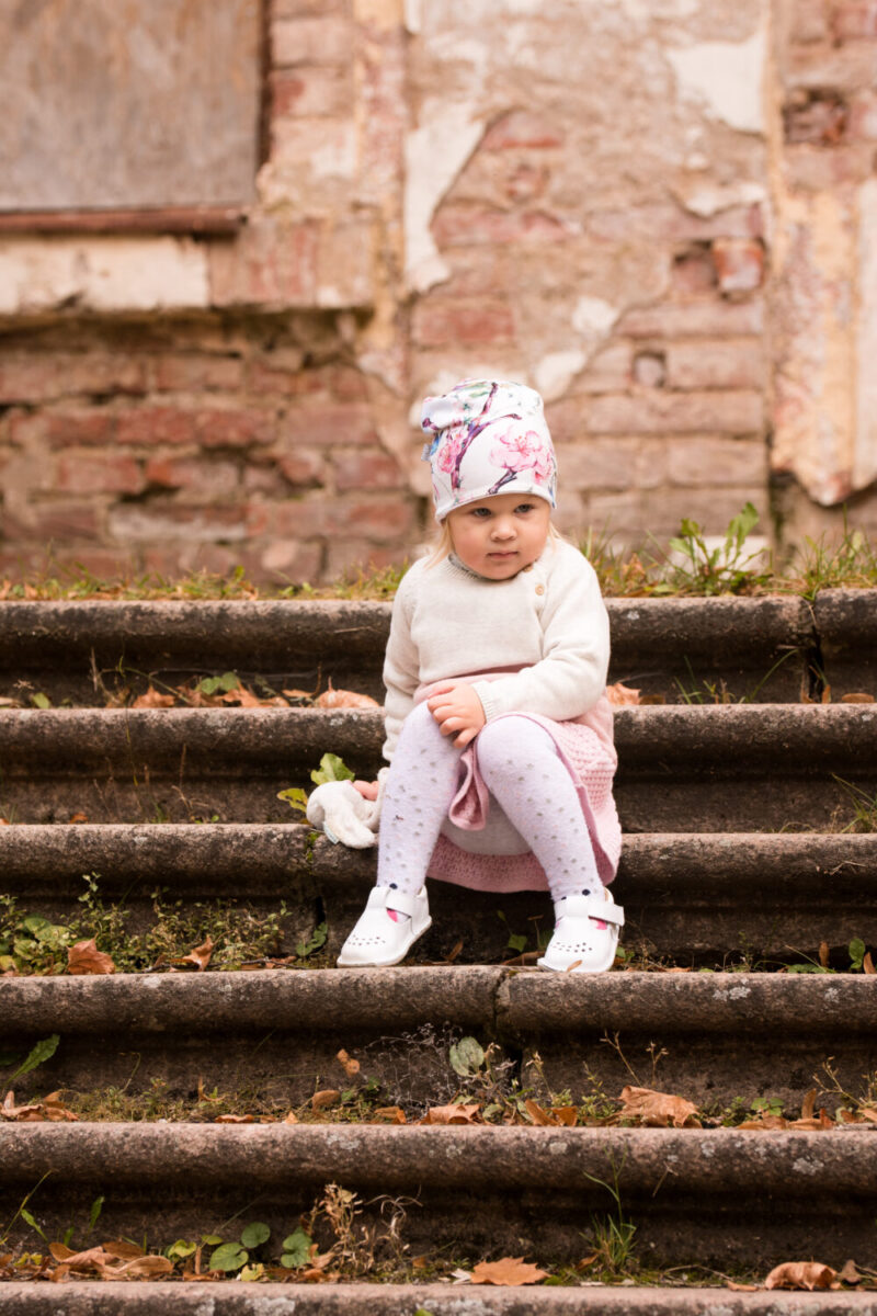 Leather Kids' Shoes Lusti - White - obrazek 3