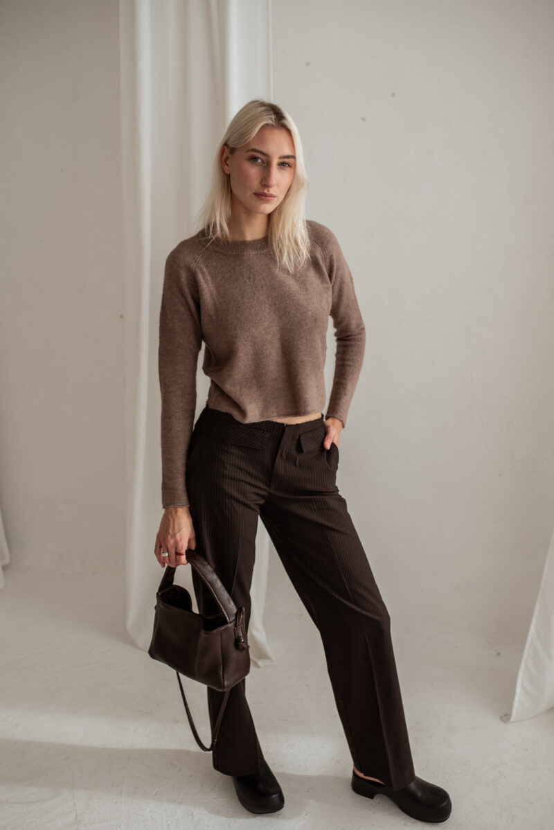 Crossbody Bag MERU - Dark Brown - obrazek 4