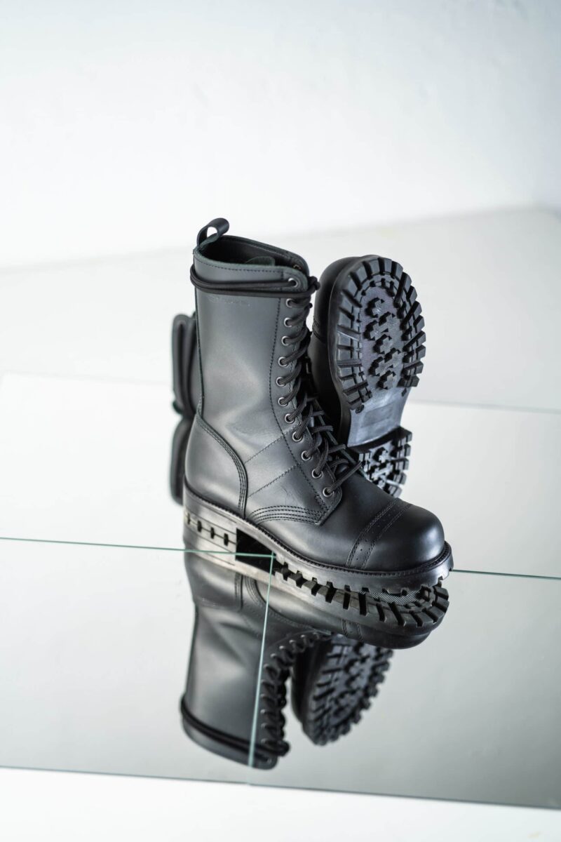 516 aka High Aviator Boots - Black - obrazek 8