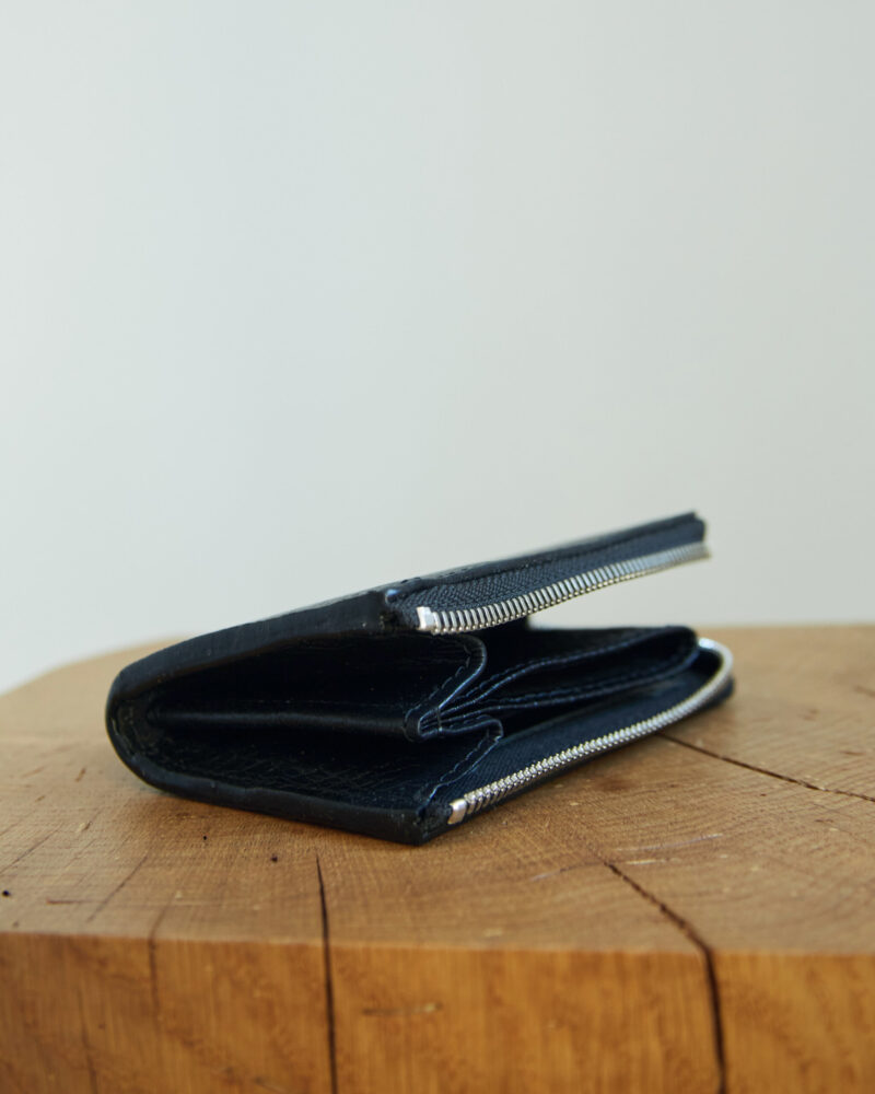 Classic Leather Wallet MACA - Black - obrazek 2