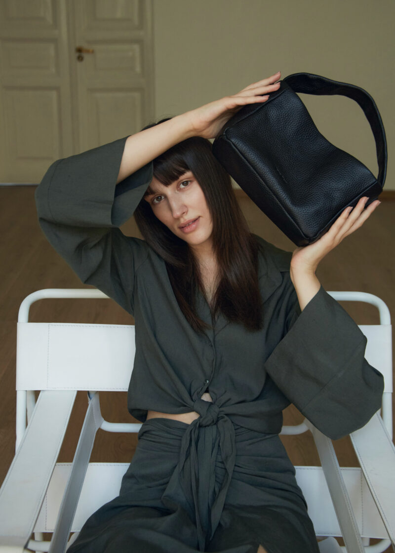 Crossbody Bag MERU - Black - obrazek 5