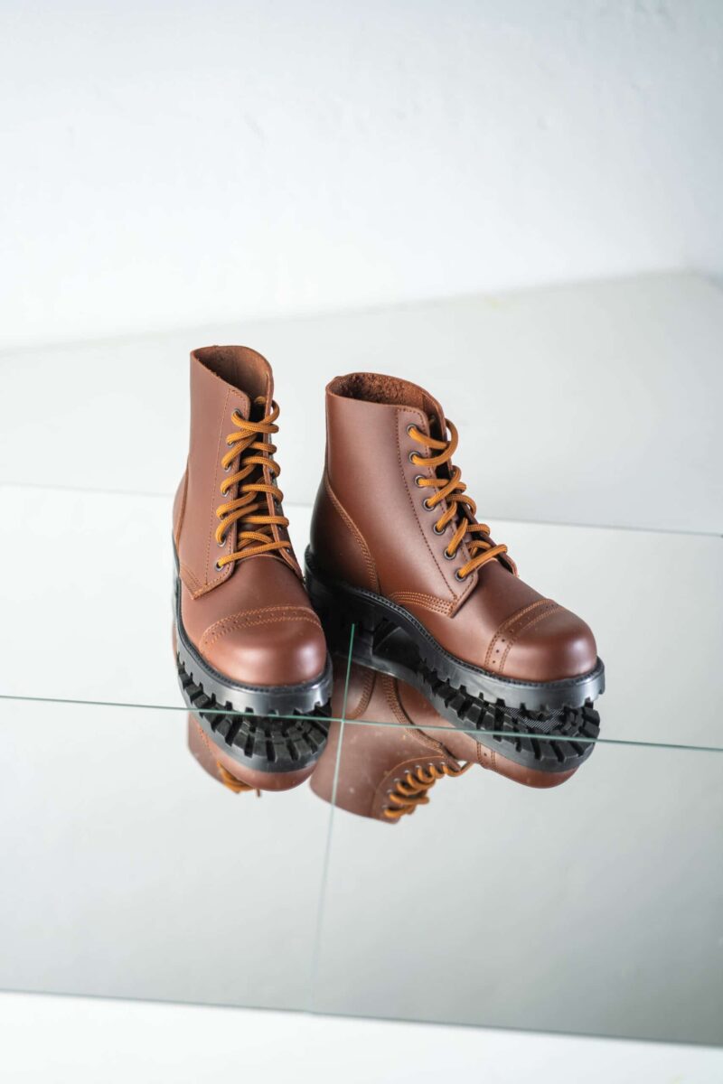 517 aka Aviator Boots - Brown - obrazek 5
