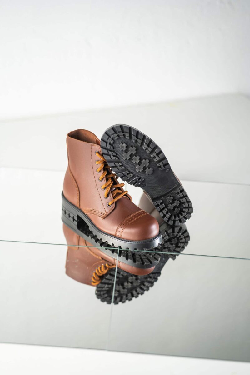 517 aka Aviator Boots - Brown - obrazek 6