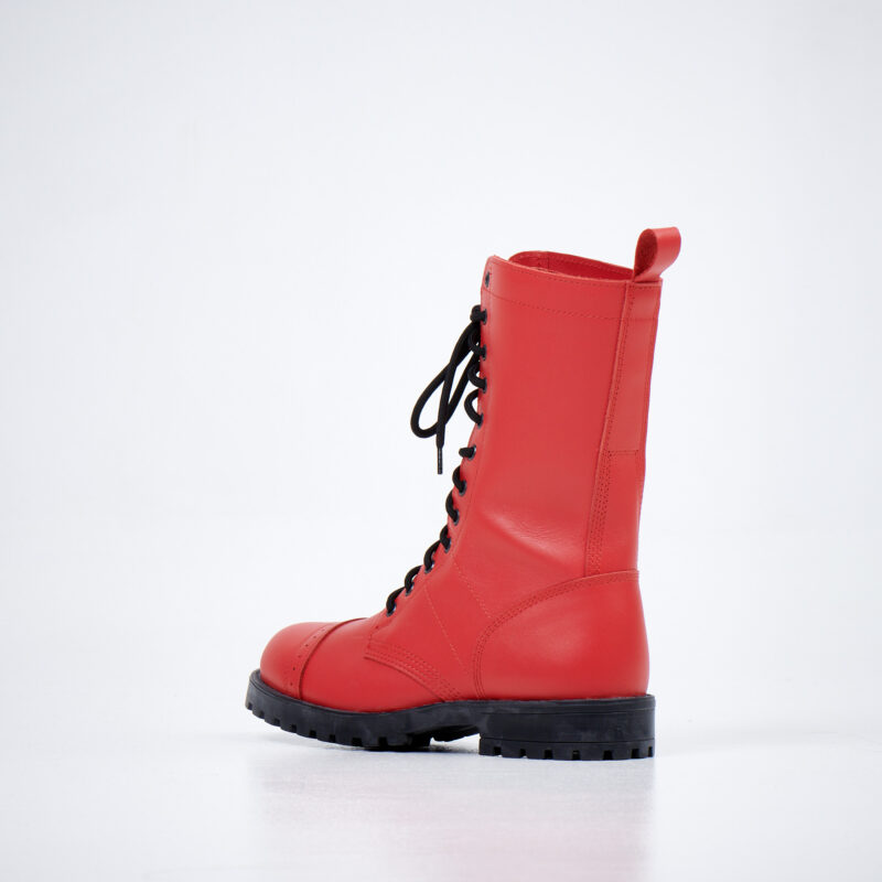 516 aka High Aviator Boots - Red - obrazek 3