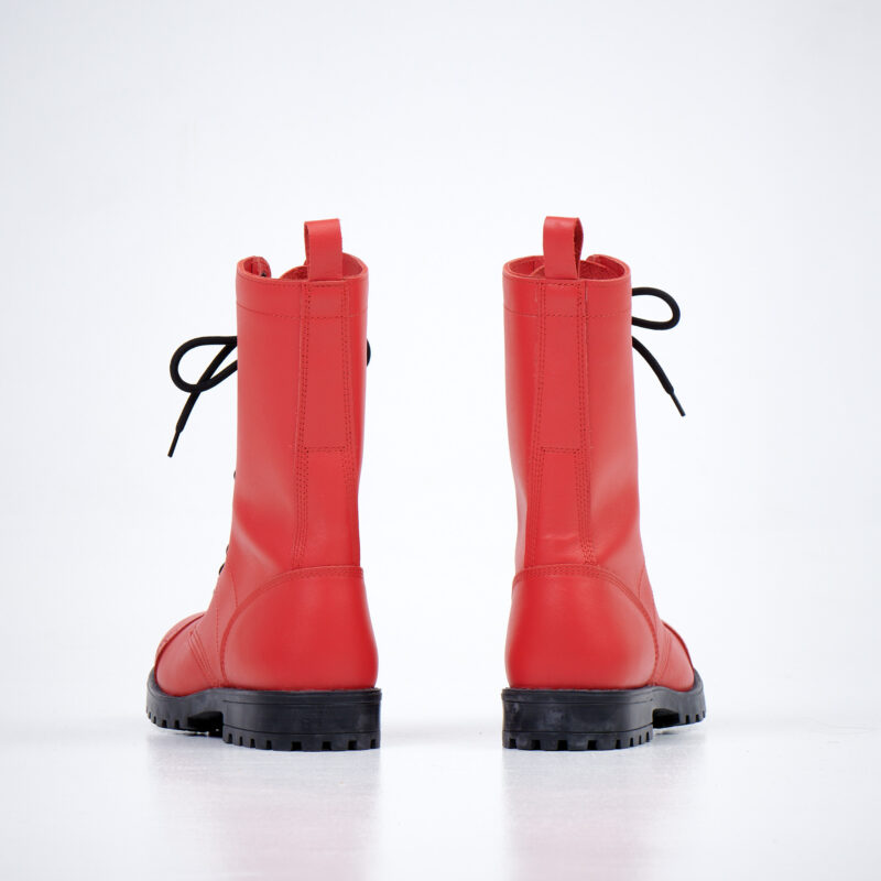 516 aka High Aviator Boots - Red - obrazek 4
