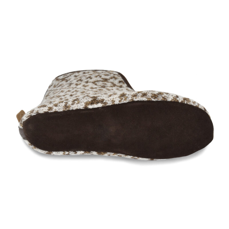 Lambswool slippers Trolla - Beige - obrazek 4
