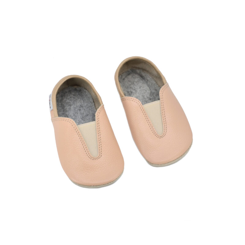 Punsa Kids Barefoot Slippers - Beige - obrazek 3