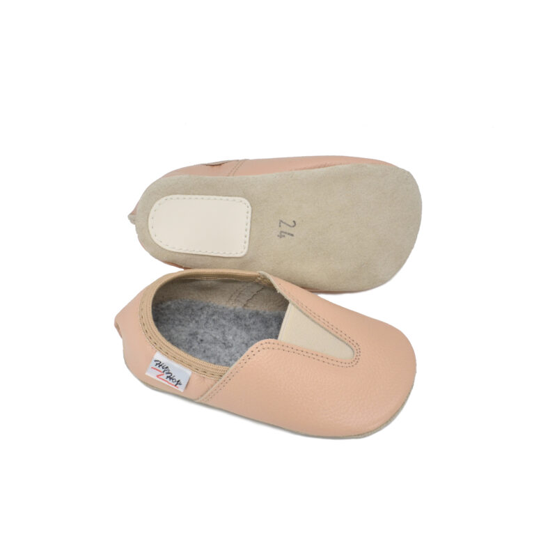 Punsa Kids Barefoot Slippers - Beige - obrazek 4