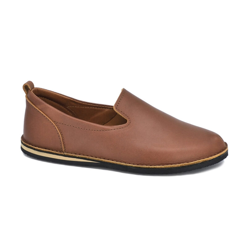 London - Classic shoes in the TOKU style - Brown - obrazek 6