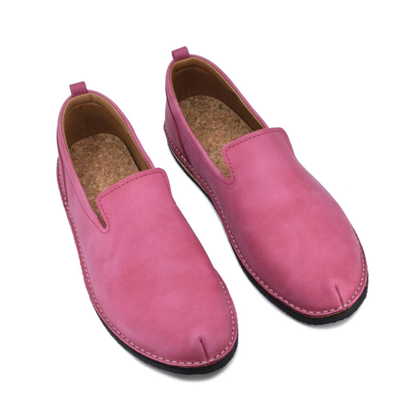 London - Classic shoes in the TOKU style - Pink - obrazek 5