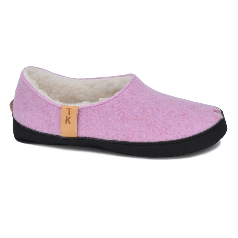 TOKU Budapest Slippers with Lambswool - Light Pink - obrazek 6