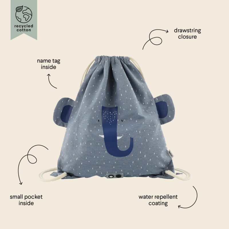 Drawstring Bag - Mrs. Elephant - obrazek 2