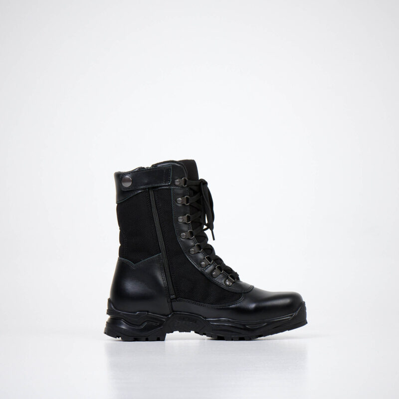 590 Desert Boots with Zipper - Black - obrazek 4