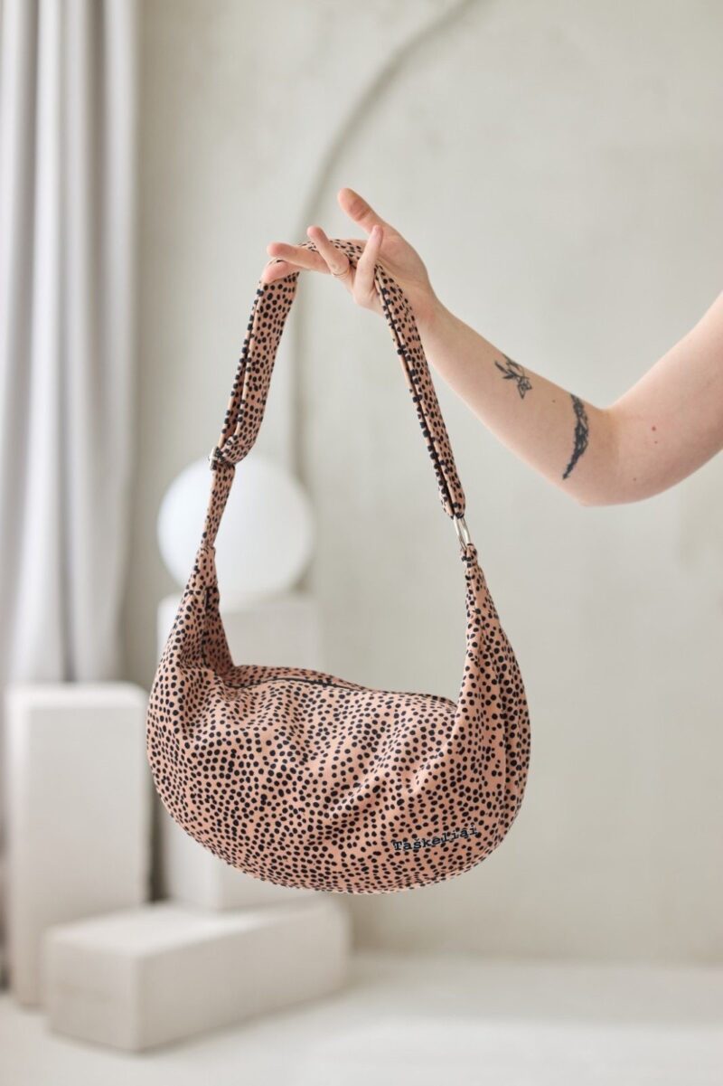 Hobo Bag - Cream and Dots - obrazek 4