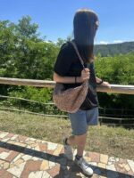 Hobo Bag - Cream and Dots