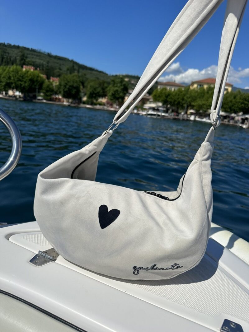 Hobo Bag Heart - White - obrazek 19