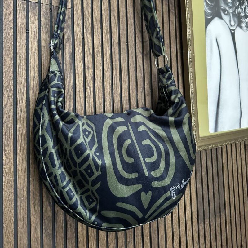 Hobo Bag - Khaki Pattern - obrazek 3