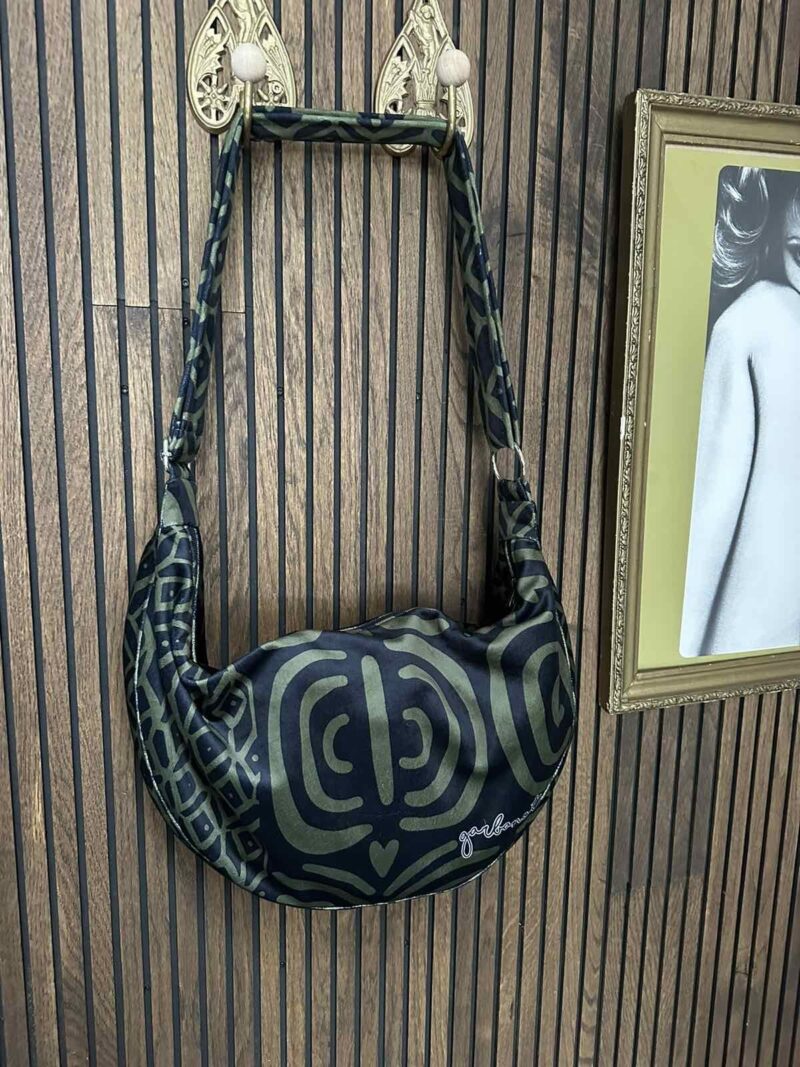 Hobo Bag - Khaki Pattern - obrazek 4