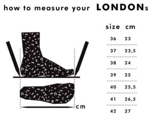London - Classic shoes in the TOKU style - Black