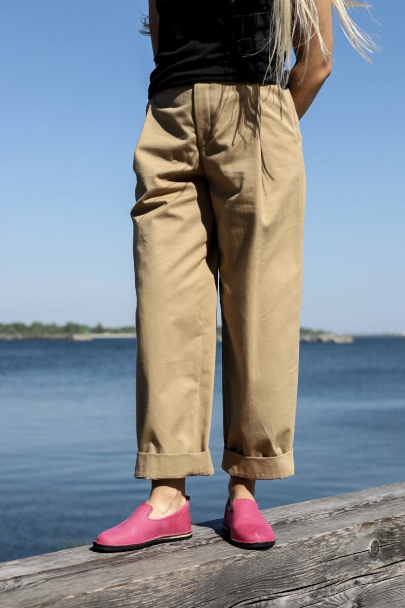 London - Classic shoes in the TOKU style - Pink - obrazek 2