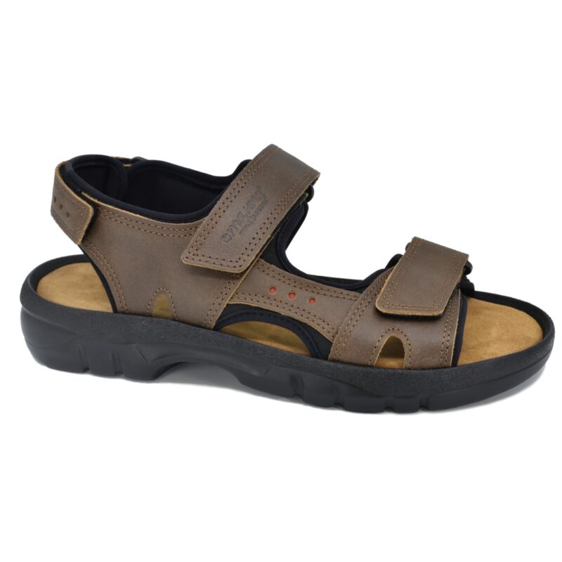 Lauri Leather Sandals - Brown - obrazek 6