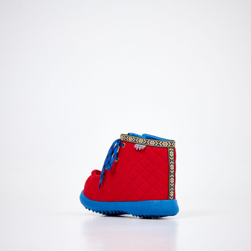 Nesna Lobben Felt Boots - Red - obrazek 2