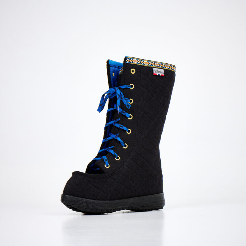 Polar Lobben Felt Boots - Black - obrazek 2