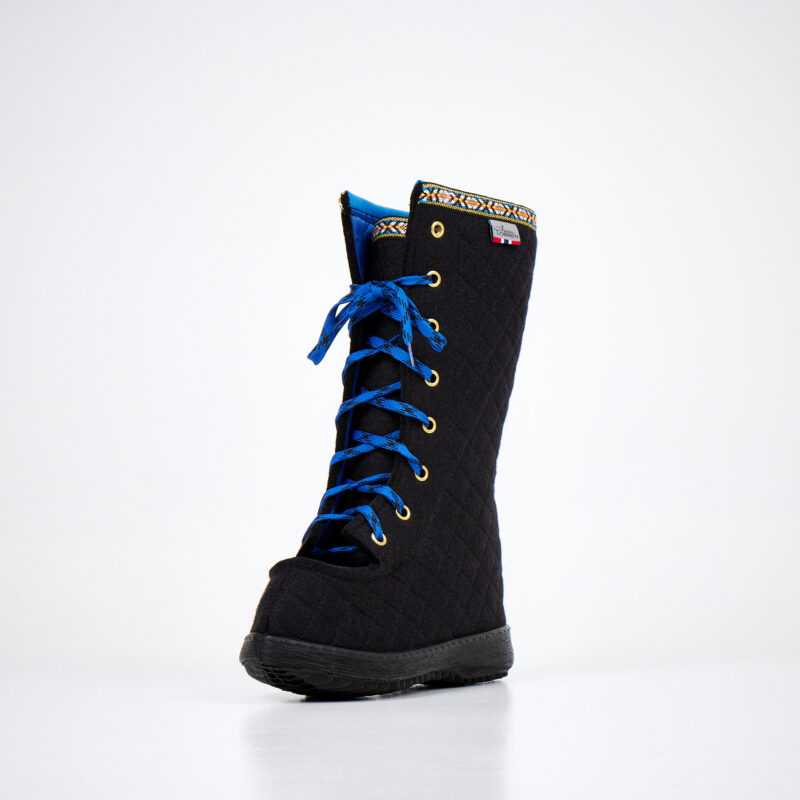 Polar Lobben Felt Boots - Black - obrazek 3