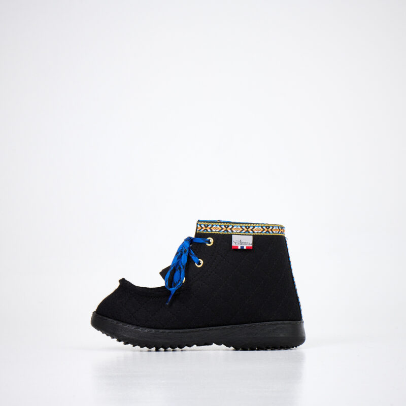 Nesna Lobben Felt Boots - Black - obrazek 4