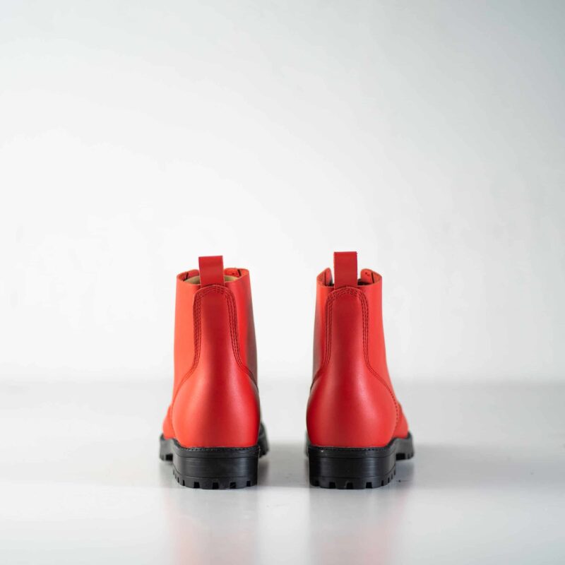 517 aka Aviator Boots - Red - obrazek 4