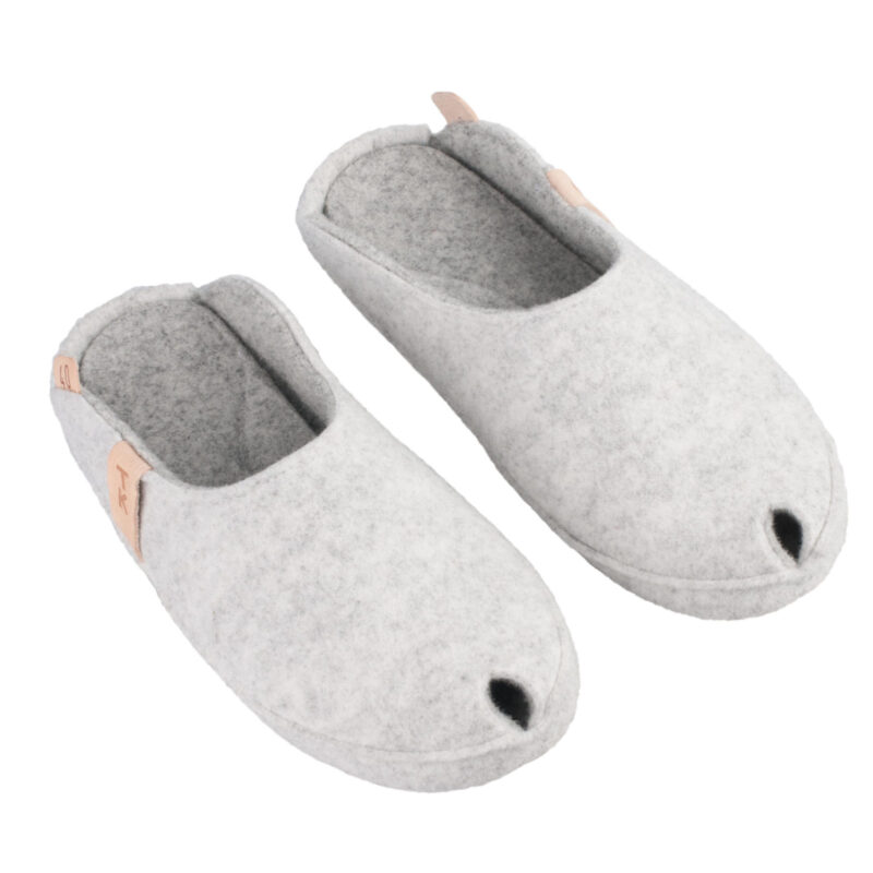 TOKU Brussels Slippers - White - obrazek 3