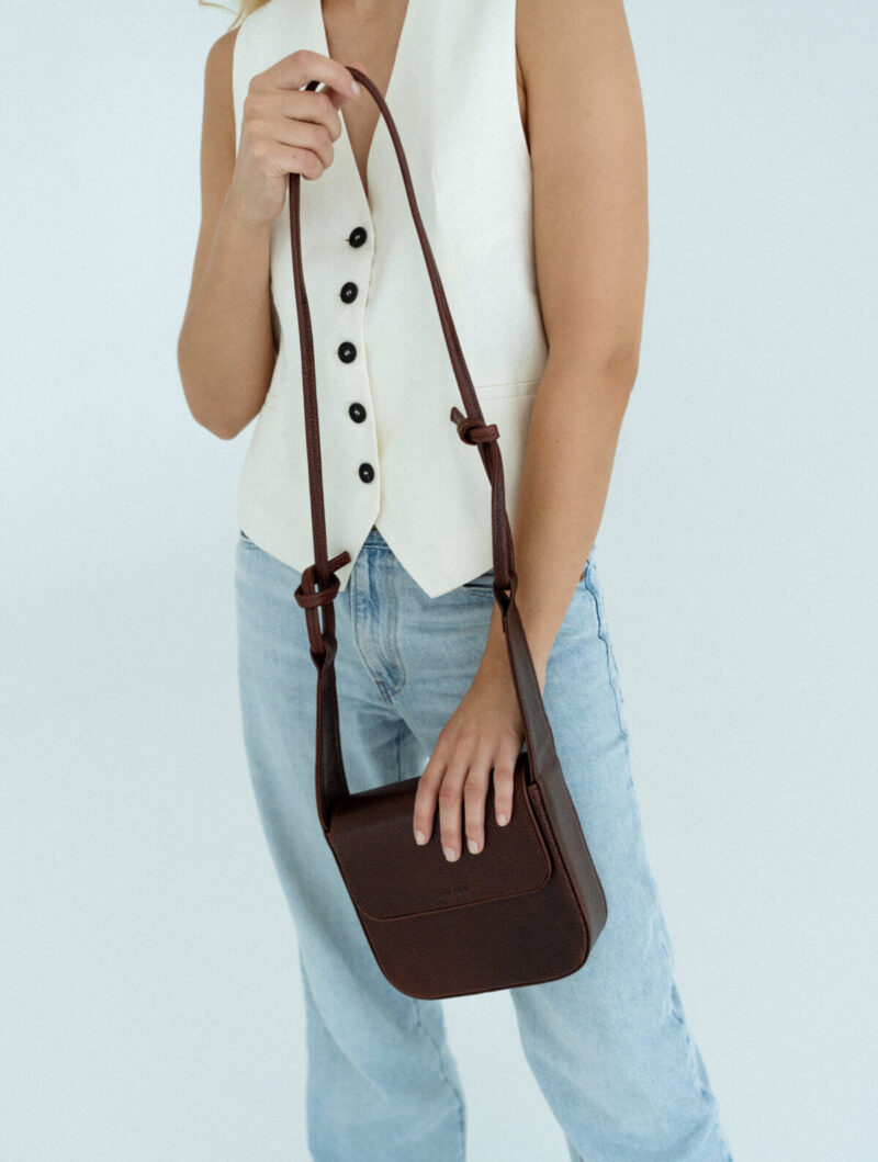 Crossbody Bag MUSA - Brown - obrazek 4