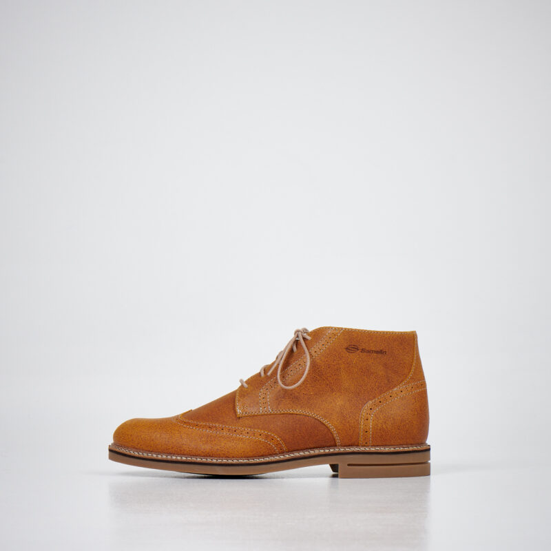 Light Brown Ankle Boots 424 - obrazek 4