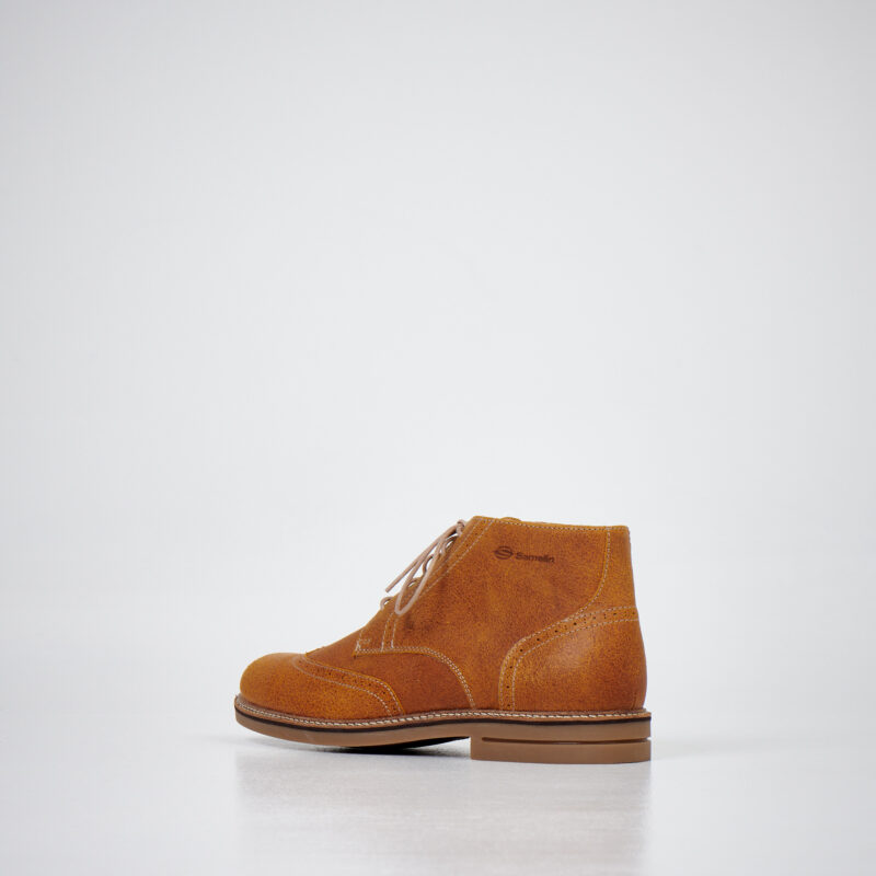 Light Brown Ankle Boots 424 - obrazek 2